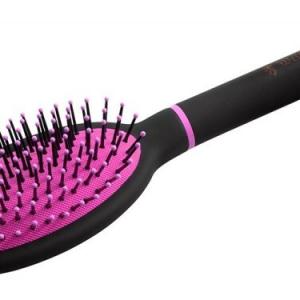 Расчёска массажная с пластиковыми зубьями Weisen R 9588 PICTA PINK 24.5 см