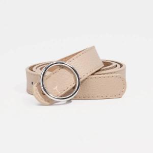 Ремень женский, 1.8*110 см, пряжка металл, цвет бежевый 575013