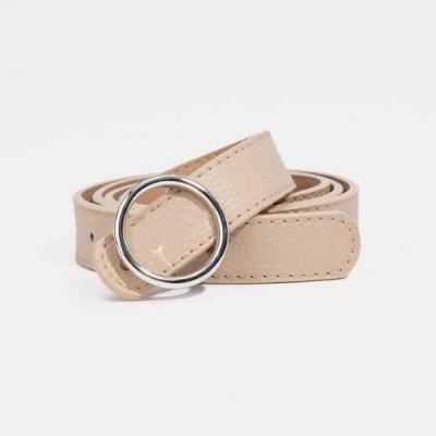 Ремень женский, 1.8*110 см, пряжка металл, цвет бежевый 575013