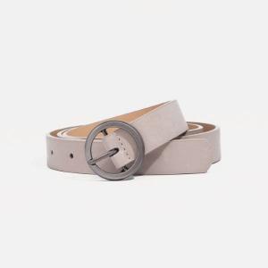 Ремень женский, 2.3*110 см, гладкий, пряжка металл, цвет серый