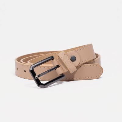 Ремень женский, 2.3*110 см, пряжка металл, цвет светло-коричневый 575024
