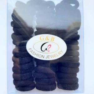 Резинка для волос (48 шт) малая черные 1