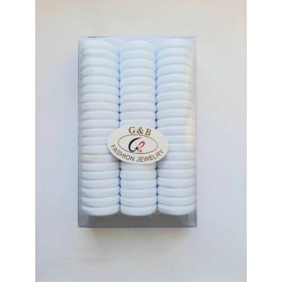 Резинка для волос (60 шт) 314 Белые