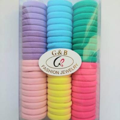 Резинка для волос (60 шт) 314 Пастельные цвета