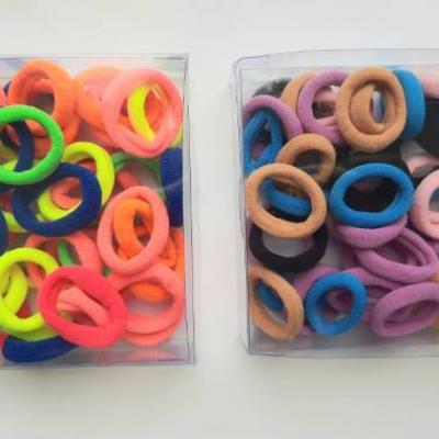 Резинка для волос малая (уп 40 штук) микс Цена за упаковку