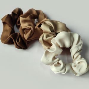 Резинка для волос однотонная В коричневых тонах 12983
