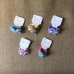 Резинки для волос Мишки (10 пар на листе) Цена за лист 12728