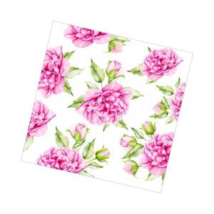 Салфетки бумажные 33*33 см 3 слоя Цветочное воображение 20 шт