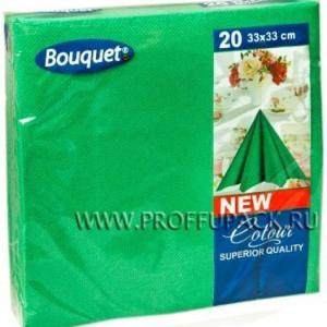 Салфетки бумажные 33*33 см DBC Зеленые 2 сл 20 л