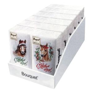 Салфетки новогодние бумажные 33*33 см Символ года 2 слоя 20 листов 901874