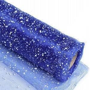 Сетка для цветов 50 см*4.5 ярд Снег синий 171250