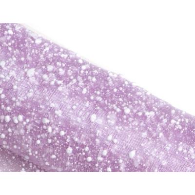 Сетка для цветов 50 см*4.5 ярд Снег сиреневый 171485