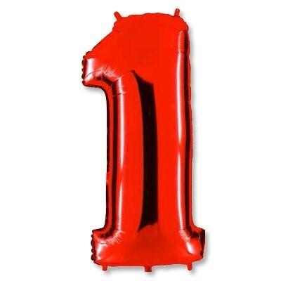 Шар фольгированный воздушный Цифра 