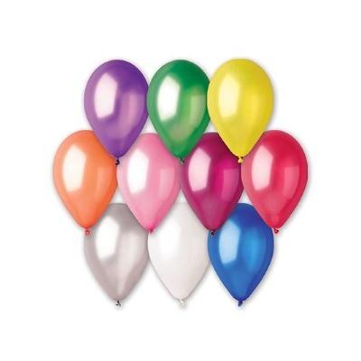 Шар воздушный латексный Металлик 14 (100 шт) ассорти 1101-0008