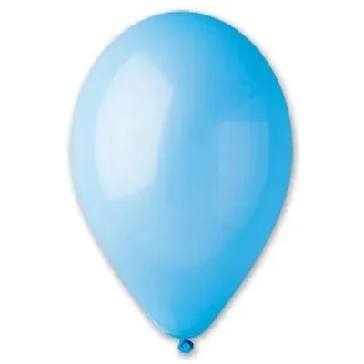 Шар воздушный латексный Пастель 5 (100 шт) Light Blue 1102-0422