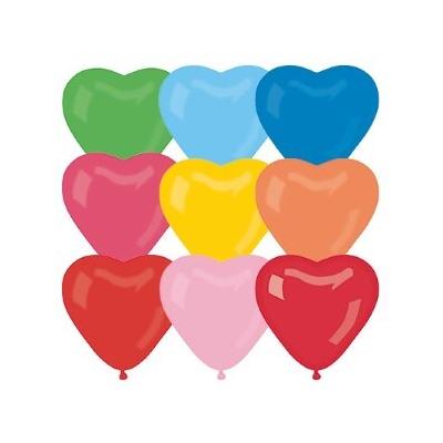 Шар воздушный латексный Сердце Пастель (50 шт) Кристалл 1105-0000