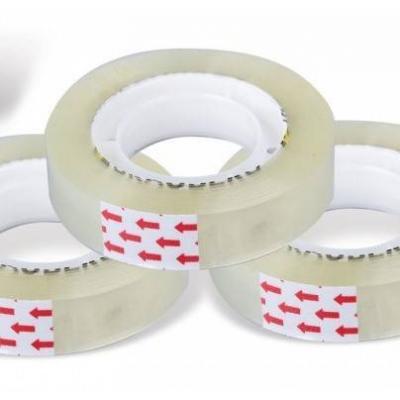 Скотч 19 мм*22 м 35 мкм прозрачный (в уп 8 рул)