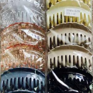 Средний пластиковый краб для волос 6 см Двойной зубчик (Цена за штуку) 139226