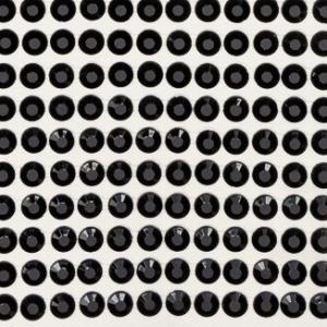 Стразы декоративные (504 шт) 6 мм Черный 171979