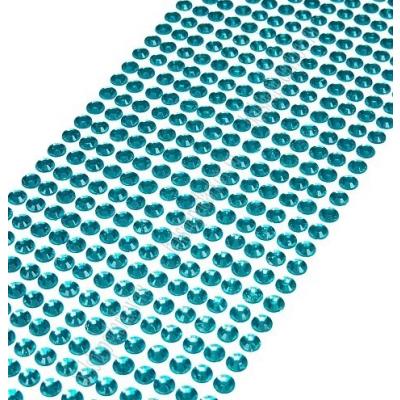 Стразы декоративные (504 шт) 6 мм Голубой 172250