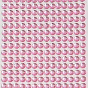 Стразы декоративные (504 шт) 6 мм Светло-розовый 171977