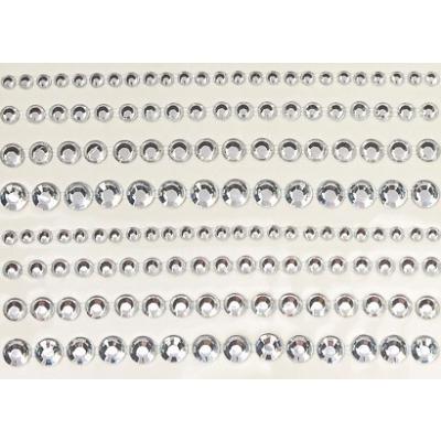 Стразы декоративные (640 шт) 6 мм Серебро 171791