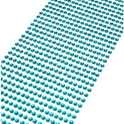 Стразы декоративные (880 шт) 4 мм Голубой 172247