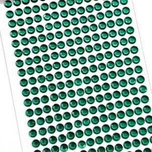 Стразы клеевые 1 полоса 6 мм Зеленый 2715813