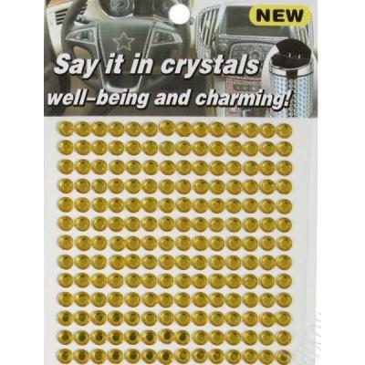 Стразы клеевые 1 полоса 6 мм Золото 2715821