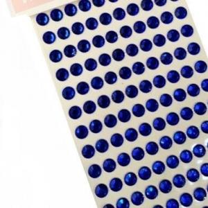 Стразы клеевые 1 полоса 8 мм Темно-синий 2715619