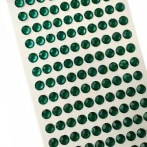 Стразы клеевые 1 полоса 8 мм Зеленый 2715613