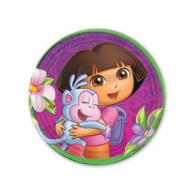 Тарелка бумажная Даша-путешественница 17 см 8 шт 1502-1600