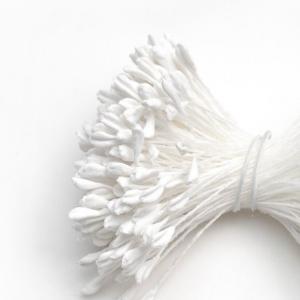 Тычинки для цветов матовые белый 172234