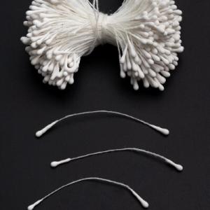 Тычинки для цветов матовые белый 172235