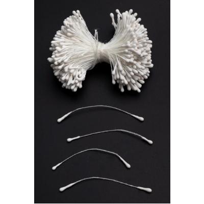 Тычинки для цветов матовые белый 172235