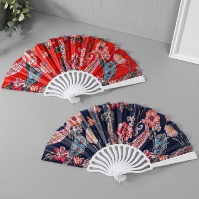 Веер пластик, текстиль 