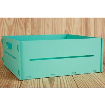 Ящик деревянный с ручками 23*23*9 см Тиффани 151482