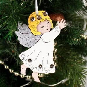 Ёлочное украшение деревянное 