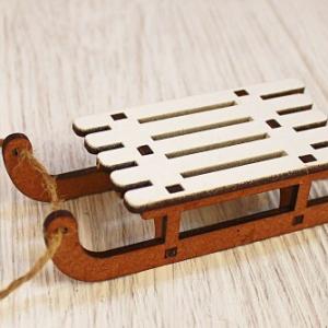 Ёлочное украшение деревянное 