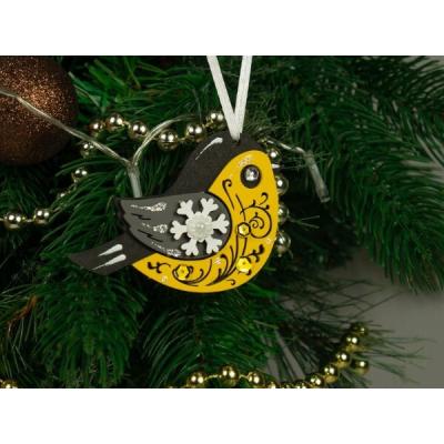 Ёлочное украшение деревянное 