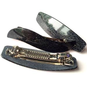 Заколка-автомат для волос Блестящая глянцевая (Цена за штуку) 10 см 11321