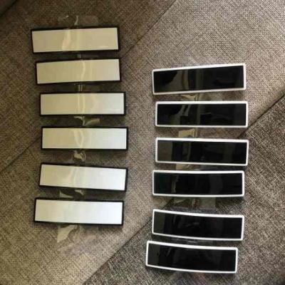 Заколка-автомат Люкс прямоугольная Белая и черная (Цена за штуку) 111662