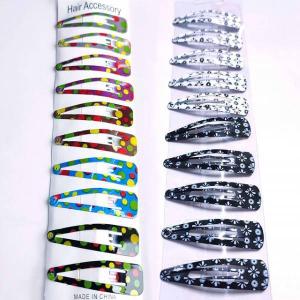 Заколки для волос тик-так Ассорти с рисунком (10 штук) 11561