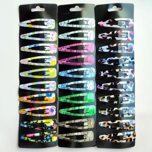 Заколки для волос Тик-так Ассорти с рисунком (10 штук) 161764