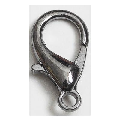 Застежка-карабин 18 мм (10 шт/уп) Темное серебро ЦЕНА ЗА УПАКОВКУ 171169