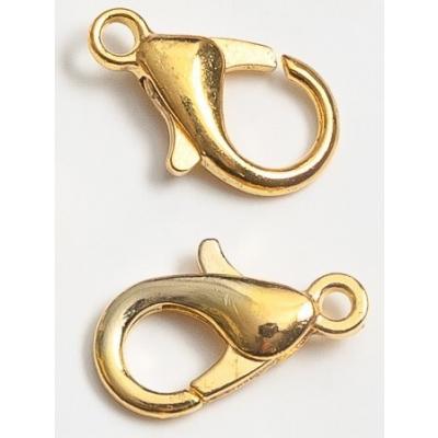 Застежка-карабин 18 мм (10 шт/уп) Золото ЦЕНА ЗА УПАКОВКУ 171166