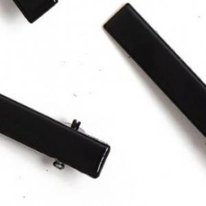 Зажим металлический 4 см (10 шт) Черный 172180