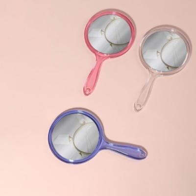 Зеркало с ручкой, двустороннее 10 см МИКС 577275