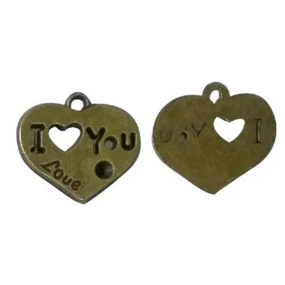 Аксессуар для декора метал I Love you 19*21*2 (в уп.20шт) 53376