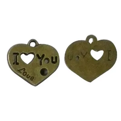 Аксессуар для декора метал I Love you 19*21*2 (в уп.5шт) 53376